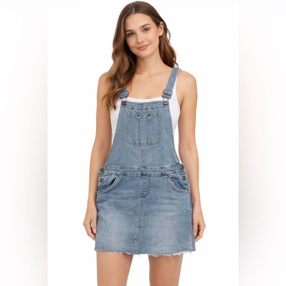 Lucky Brand Denim Overall Dress